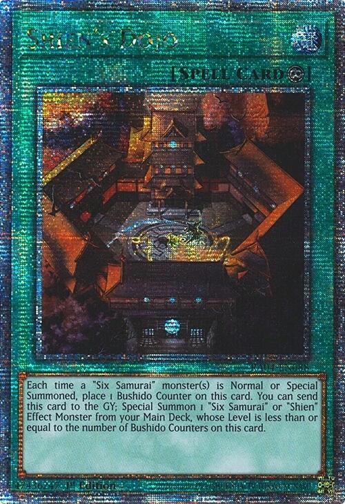 Shien's Dojo [RA04-EN088] Quarter Century Secret Rare | Exor Games Dartmouth