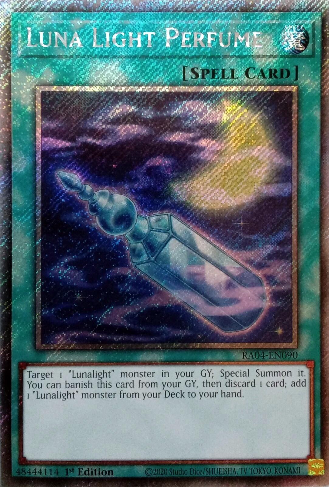 Luna Light Perfume [RA04-EN090] Platinum Secret Rare | Exor Games Dartmouth