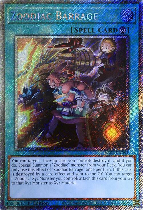 Zoodiac Barrage [RA04-EN091] Platinum Secret Rare | Exor Games Dartmouth