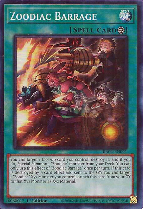 Zoodiac Barrage [RA04-EN091] Super Rare | Exor Games Dartmouth