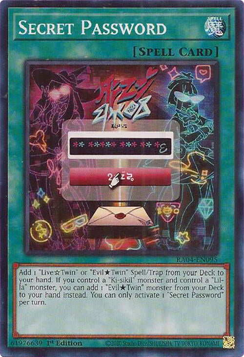 Secret Password [RA04-EN095] Super Rare | Exor Games Dartmouth