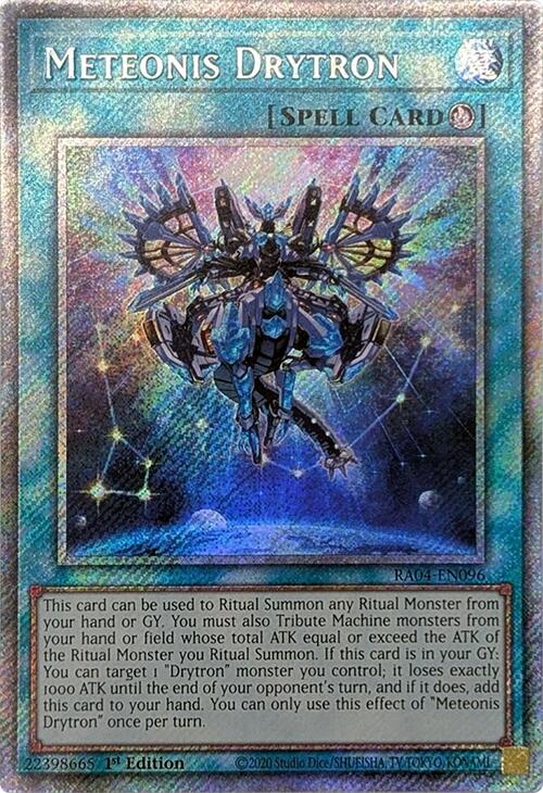 Meteonis Drytron [RA04-EN096] Platinum Secret Rare | Exor Games Dartmouth