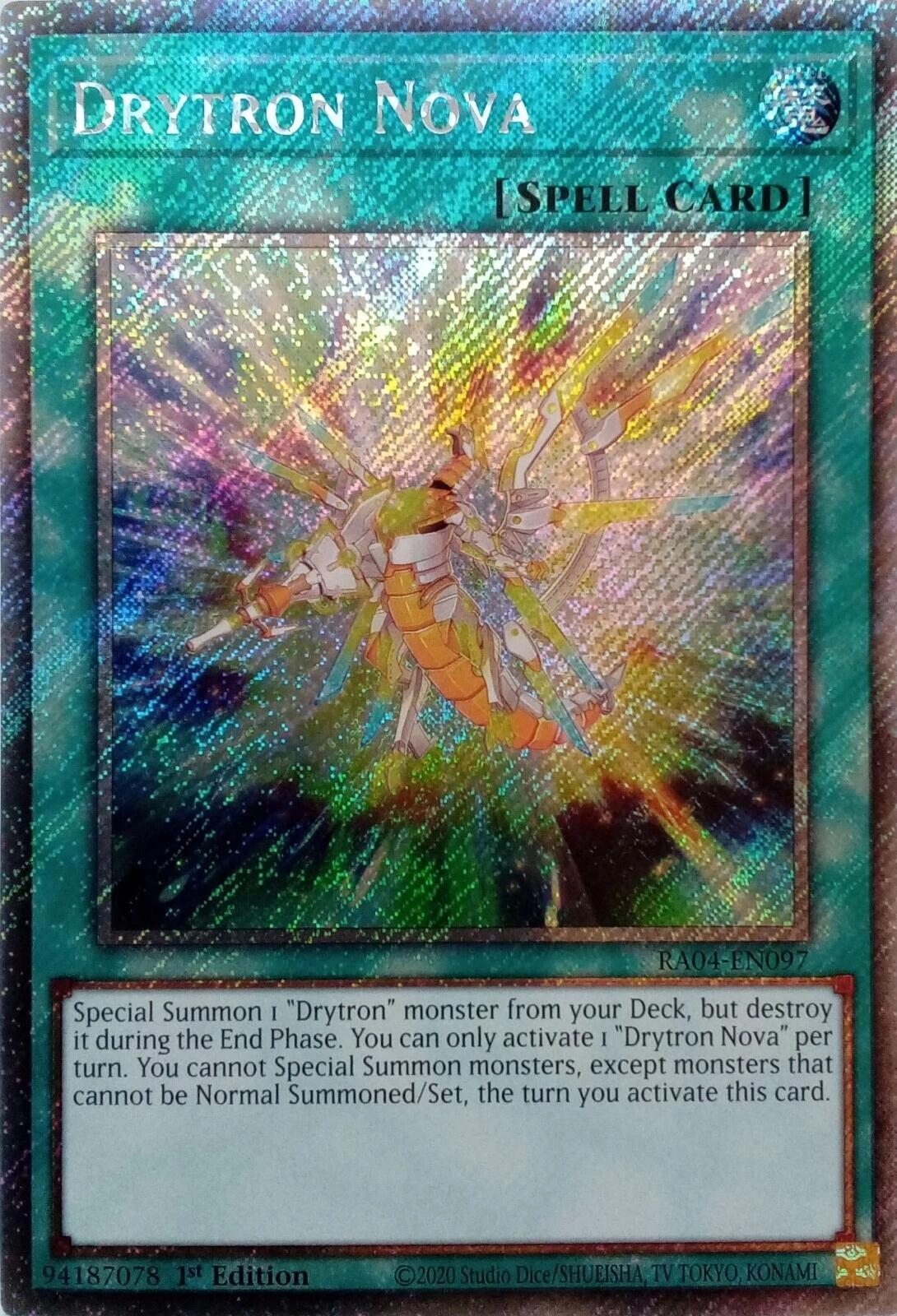 Drytron Nova [RA04-EN097] Platinum Secret Rare | Exor Games Dartmouth