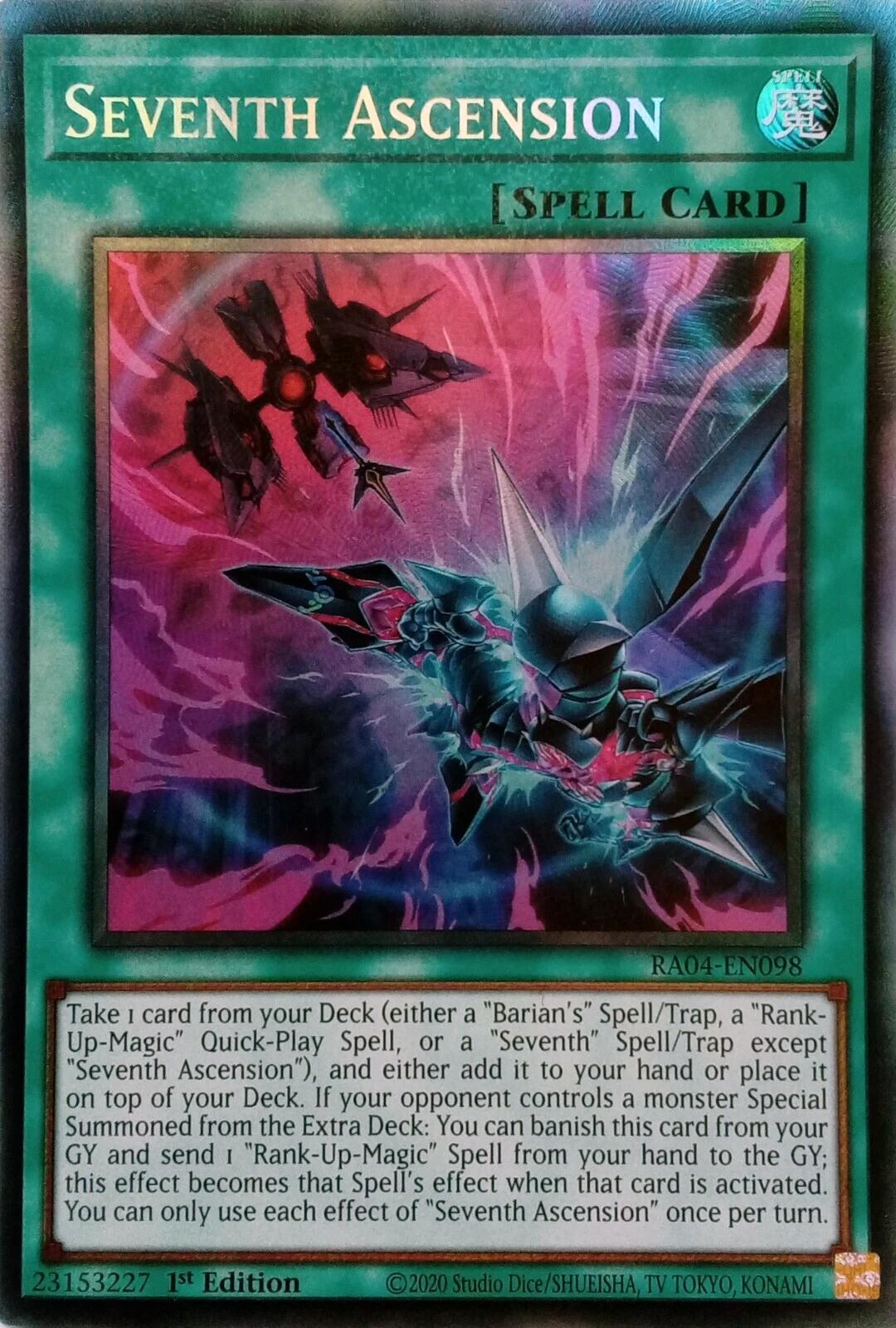 Seventh Ascension [RA04-EN098] Prismatic Collector's Rare | Exor Games Dartmouth
