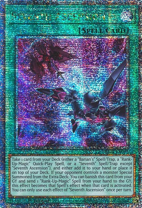 Seventh Ascension [RA04-EN098] Quarter Century Secret Rare | Exor Games Dartmouth