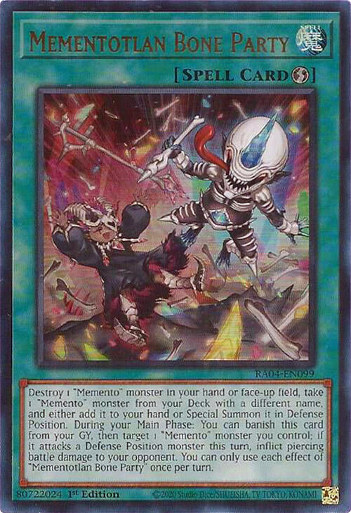 Mementotlan Bone Party [RA04-EN099] Ultra Rare | Exor Games Dartmouth
