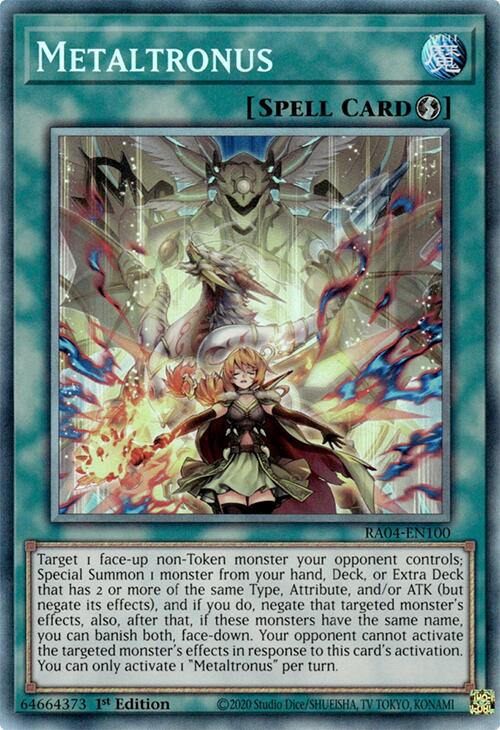 Metaltronus [RA04-EN100] Prismatic Collector's Rare | Exor Games Dartmouth