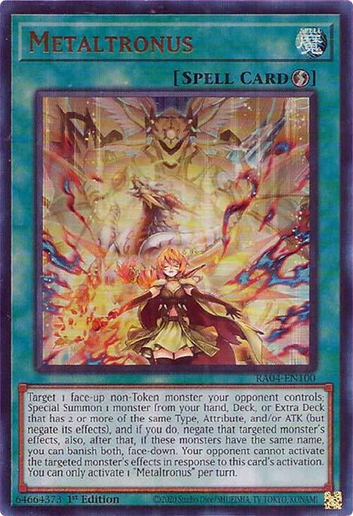 Metaltronus [RA04-EN100] Ultra Rare | Exor Games Dartmouth