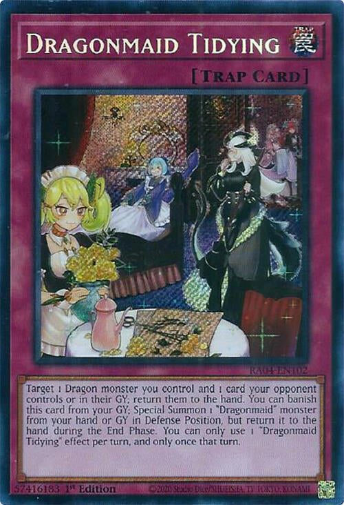 Dragonmaid Tidying [RA04-EN102] Secret Rare | Exor Games Dartmouth
