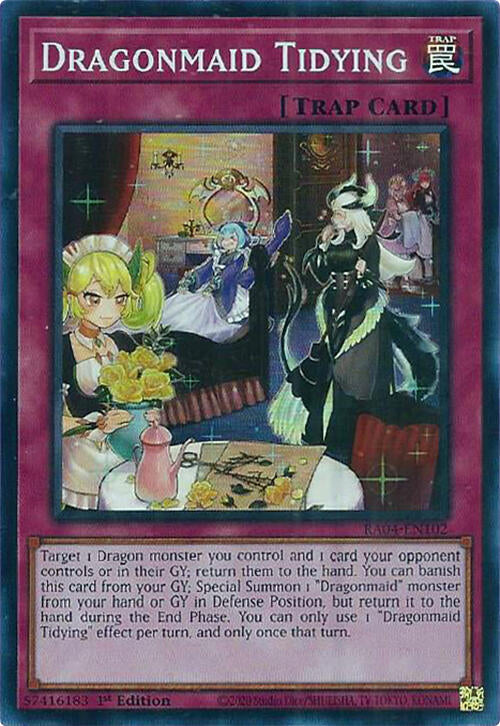 Dragonmaid Tidying [RA04-EN102] Super Rare | Exor Games Dartmouth