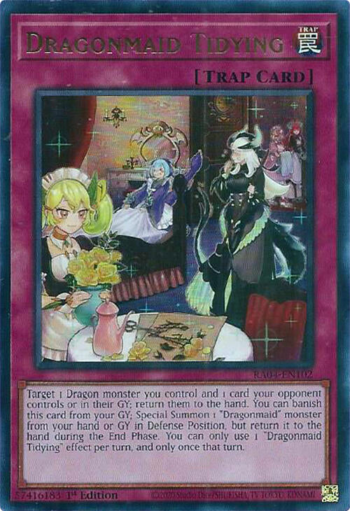 Dragonmaid Tidying [RA04-EN102] Ultra Rare | Exor Games Dartmouth