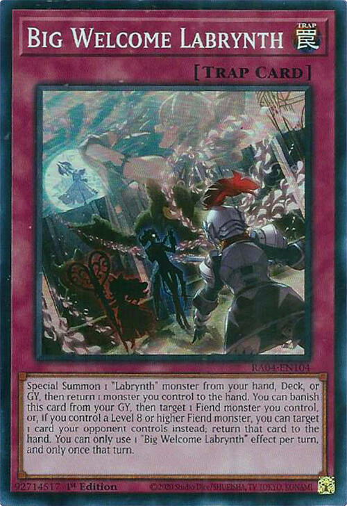 Big Welcome Labrynth [RA04-EN104] Super Rare | Exor Games Dartmouth