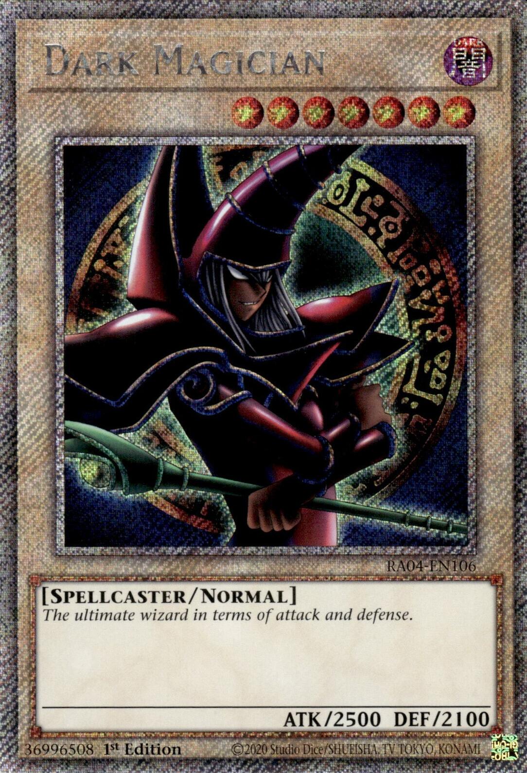 Dark Magician (Arkana) [RA04-EN106] Platinum Secret Rare | Exor Games Dartmouth