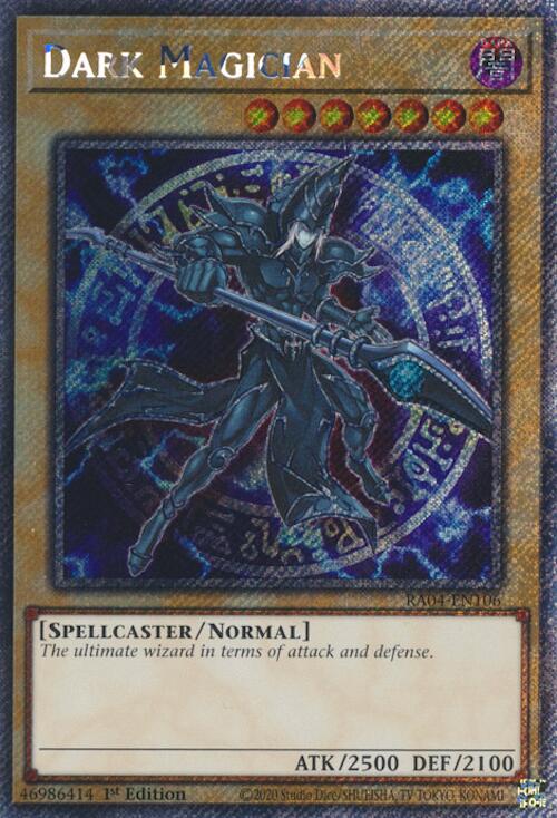 Dark Magician (7th Art) [RA04-EN106] Platinum Secret Rare | Exor Games Dartmouth