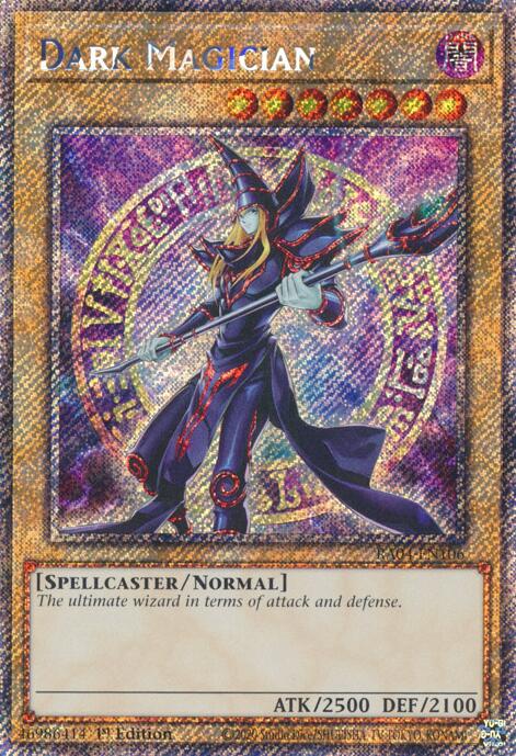 Dark Magician (8th Art) [RA04-EN106] Platinum Secret Rare | Exor Games Dartmouth