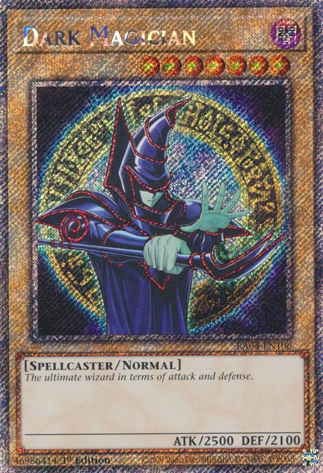Dark Magician (9th Art) [RA04-EN106] Platinum Secret Rare | Exor Games Dartmouth