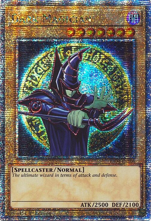 Dark Magician (9th Art) [RA04-EN106] Quarter Century Secret Rare | Exor Games Dartmouth