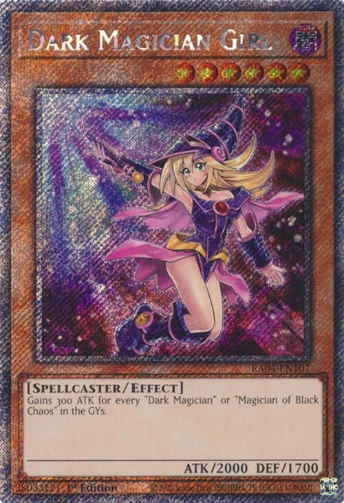 Dark Magician Girl (7th Art) [RA04-EN107] Platinum Secret Rare | Exor Games Dartmouth