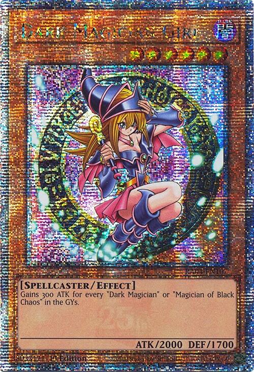 Dark Magician Girl (3rd Art) [RA04-EN107] Quarter Century Secret Rare | Exor Games Dartmouth
