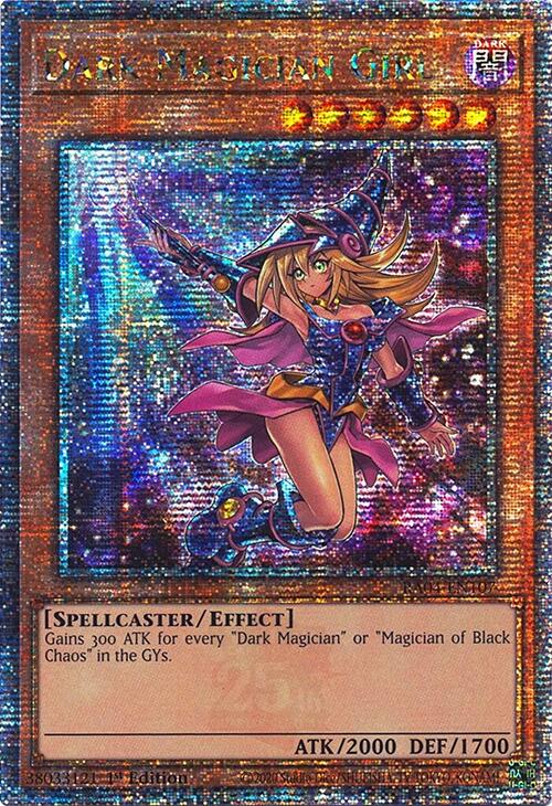 Dark Magician Girl (7th Art) [RA04-EN107] Quarter Century Secret Rare | Exor Games Dartmouth