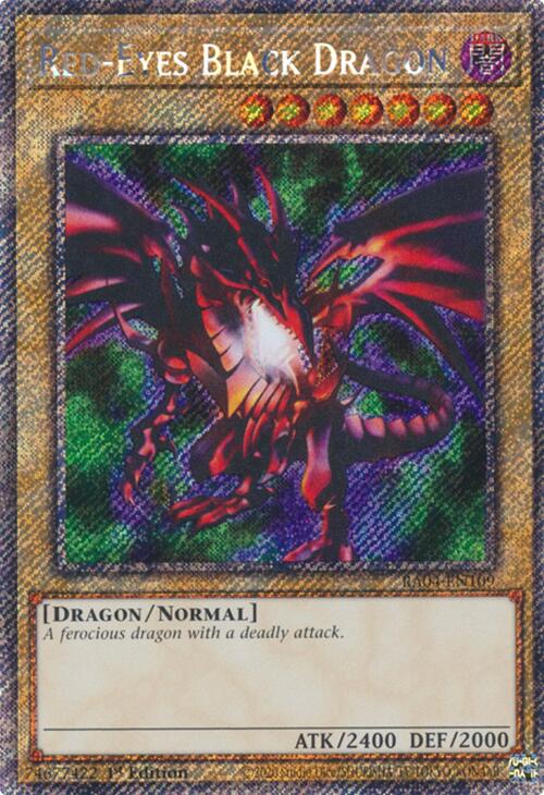 Red-Eyes Black Dragon (4th Art) [RA04-EN109] Platinum Secret Rare | Exor Games Dartmouth