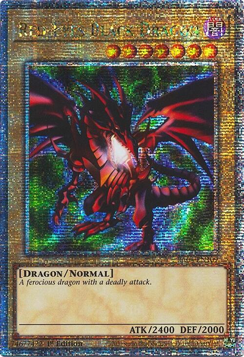 Red-Eyes Black Dragon (4th Art) [RA04-EN109] Quarter Century Secret Rare | Exor Games Dartmouth