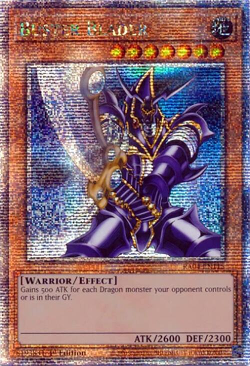 Buster Blader [RA04-EN115] Quarter Century Secret Rare | Exor Games Dartmouth