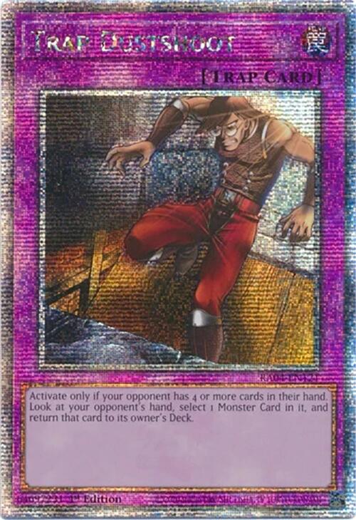 Trap Dustshoot [RA04-EN121] Quarter Century Secret Rare | Exor Games Dartmouth
