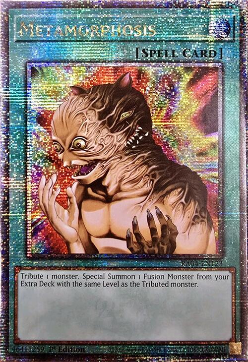 Metamorphosis [RA04-EN123] Quarter Century Secret Rare | Exor Games Dartmouth