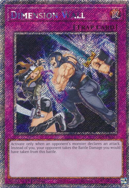 Dimension Wall [RA04-EN127] Platinum Secret Rare | Exor Games Dartmouth