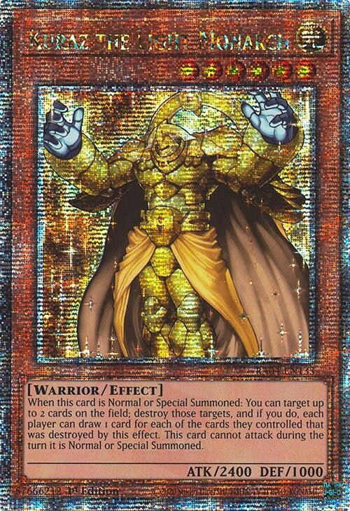 Kuraz the Light Monarch [RA04-EN133] Quarter Century Secret Rare | Exor Games Dartmouth