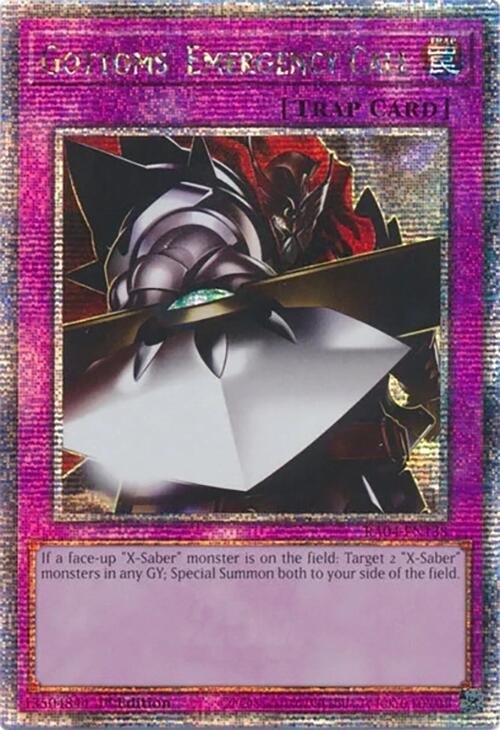 Gottoms' Emergency Call [RA04-EN138] Quarter Century Secret Rare | Exor Games Dartmouth