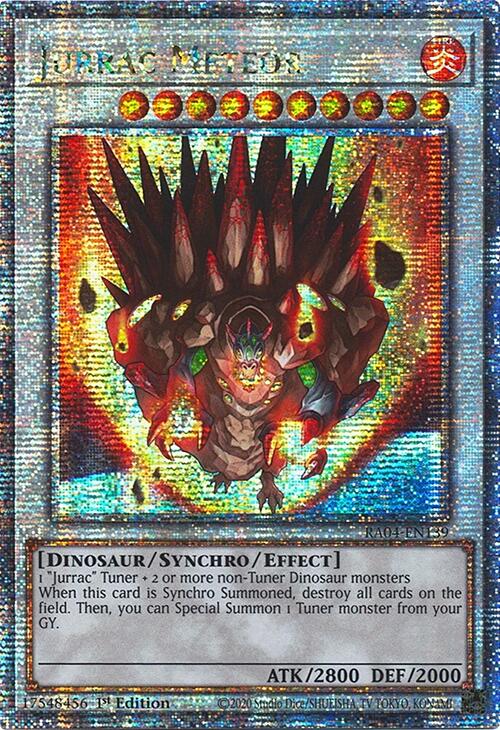 Jurrac Meteor [RA04-EN139] Quarter Century Secret Rare | Exor Games Dartmouth