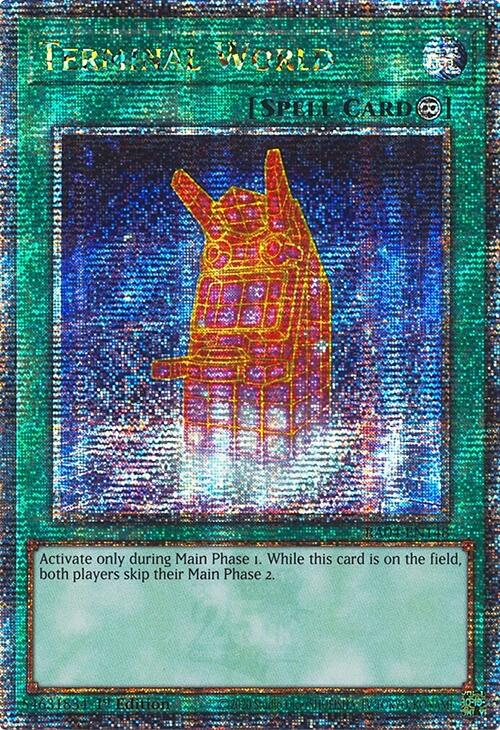 Terminal World [RA04-EN148] Quarter Century Secret Rare | Exor Games Dartmouth