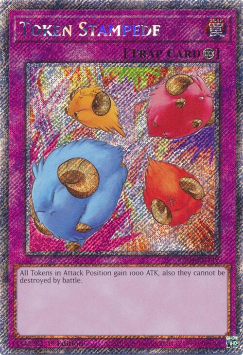 Token Stampede [RA04-EN149] Platinum Secret Rare | Exor Games Dartmouth