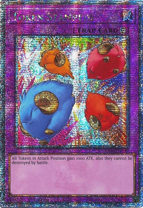 Token Stampede [RA04-EN149] Quarter Century Secret Rare | Exor Games Dartmouth