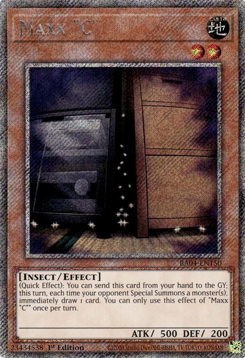 Maxx "C" [RA04-EN150] Platinum Secret Rare | Exor Games Dartmouth