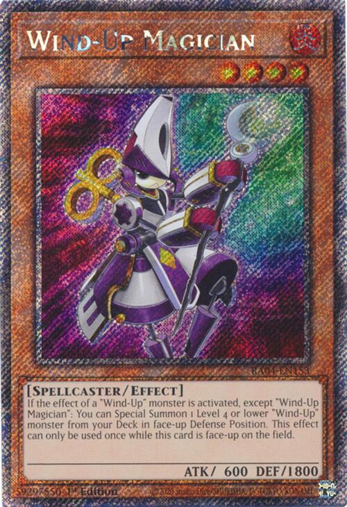 Wind-Up Magician [RA04-EN153] Platinum Secret Rare | Exor Games Dartmouth