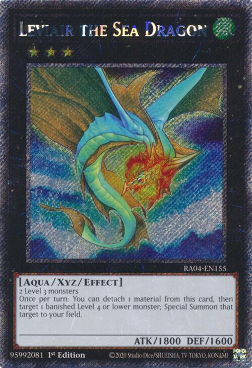 Leviair the Sea Dragon [RA04-EN155] Platinum Secret Rare | Exor Games Dartmouth