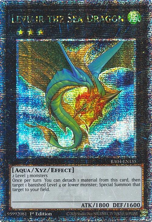 Leviair the Sea Dragon [RA04-EN155] Quarter Century Secret Rare | Exor Games Dartmouth