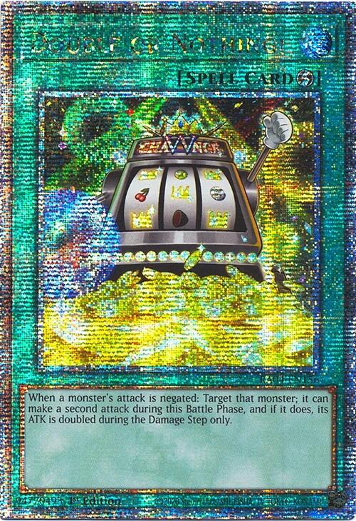 Double or Nothing! [RA04-EN156] Quarter Century Secret Rare | Exor Games Dartmouth