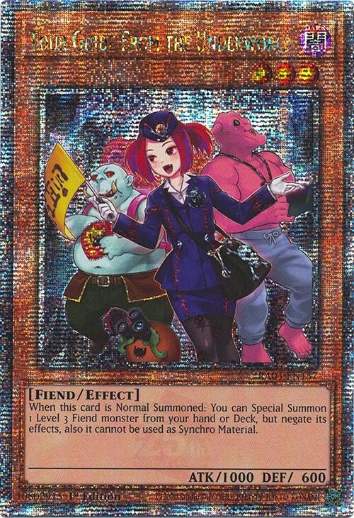 Tour Guide from the Underworld (Alternate Art) [RA04-EN157] Quarter Century Secret Rare | Exor Games Dartmouth