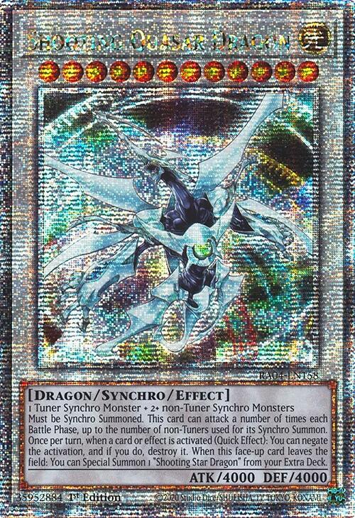 Shooting Quasar Dragon [RA04-EN158] Quarter Century Secret Rare | Exor Games Dartmouth