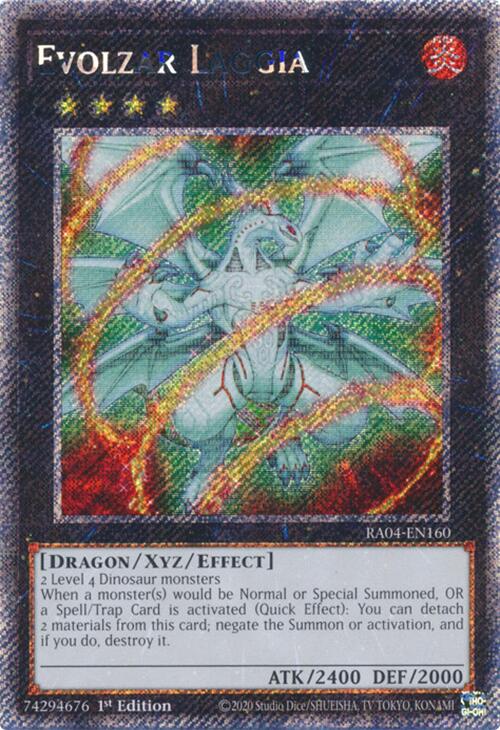 Evolzar Laggia [RA04-EN160] Platinum Secret Rare | Exor Games Dartmouth