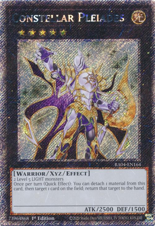Constellar Pleiades [RA04-EN164] Platinum Secret Rare | Exor Games Dartmouth