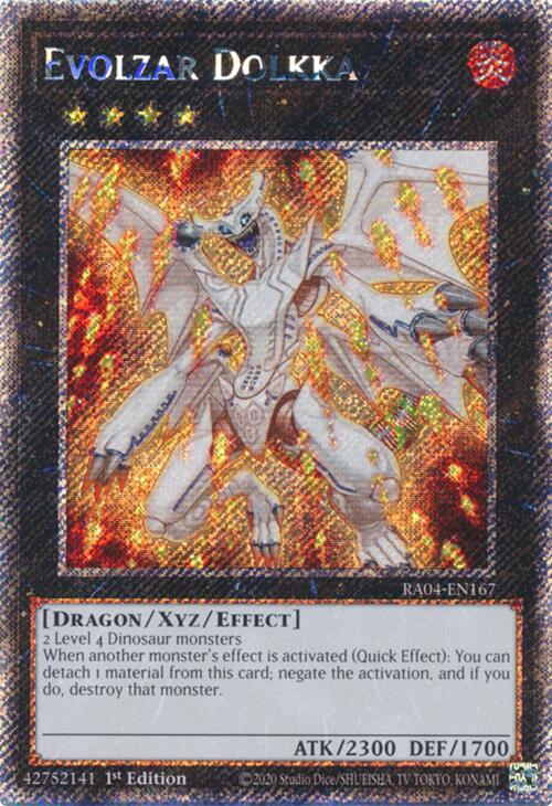 Evolzar Dolkka [RA04-EN167] Platinum Secret Rare | Exor Games Dartmouth