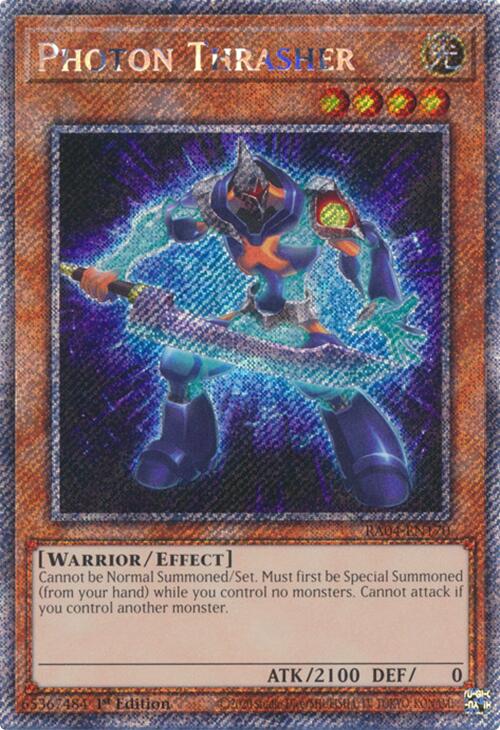 Photon Thrasher [RA04-EN170] Platinum Secret Rare | Exor Games Dartmouth