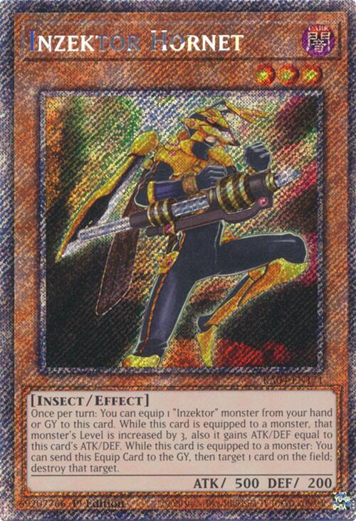 Inzektor Hornet [RA04-EN171] Platinum Secret Rare | Exor Games Dartmouth