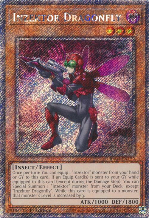 Inzektor Dragonfly [RA04-EN172] Platinum Secret Rare | Exor Games Dartmouth
