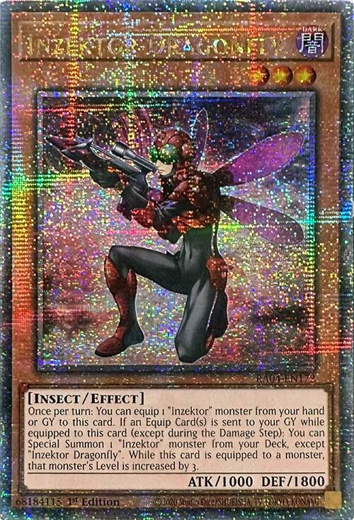 Inzektor Dragonfly [RA04-EN172] Quarter Century Secret Rare | Exor Games Dartmouth